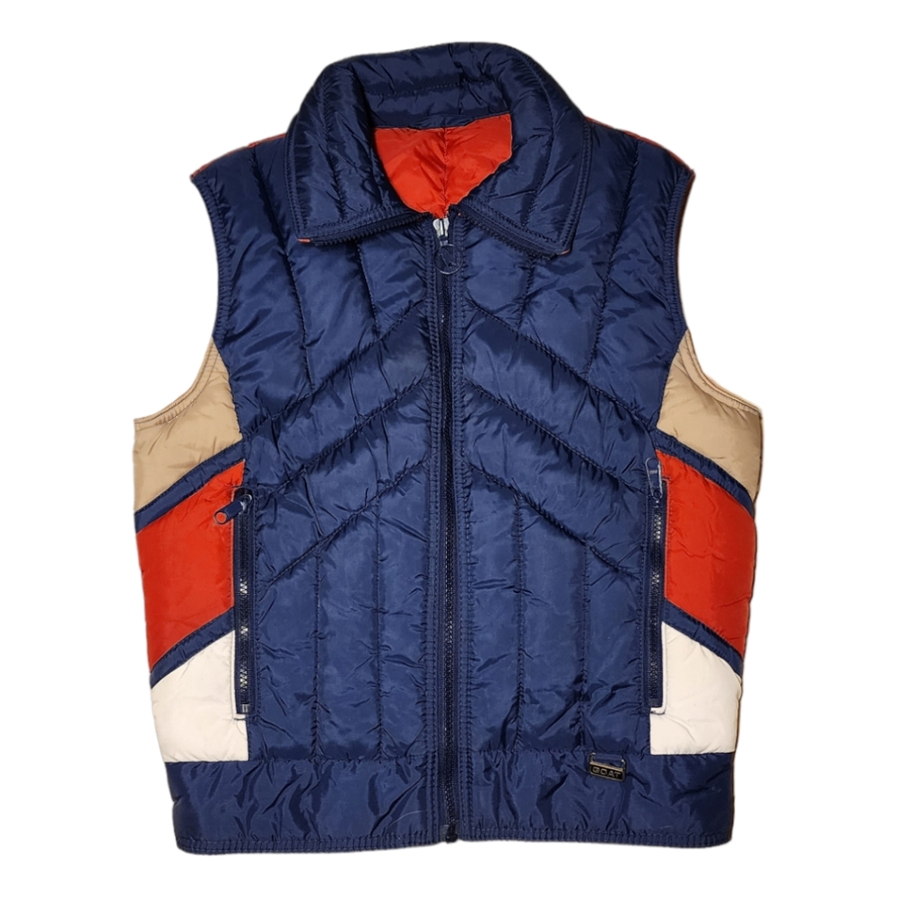 Vintage Mountain Goat Puffer Vest